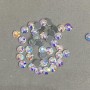 Kryształki strass do zimnego utrwalania, kolor tęczowy, średnica 5 mm (+/-), opakowanie 275 g (+/-)