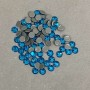 Kryształki strass do klejenia na zimno, kolor intensywnie błękitny, średnica 5 mm ±, opakowanie 290 g (±)
