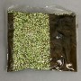 Kryształki strassowe w kolorze jasnozielonym, średnica 4 mm ± opakowanie 75 g (±)