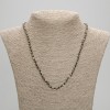 Naszyjnik z pirytu, fasetowane kuleczki 4 mm ±, długość 45 cm ± z zapięciem
