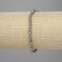 Bransoletka z pirytu fasetowanego, kuleczki 4 mm, długość 18 cm ±, elastyczna