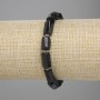 Bransoletka z turmalinu fasetowanego 11-12×7-7,5 mm, koraliki 3 mm, długość 18 cm, elastyczna