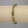 Bransoletka z agatu 'Żyły Smoka' – gładkie kuleczki, średnica 6 mm, długość 18 cm, elastyczna