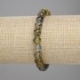 Bransoletka z agatu Żyły Smoka gładkie kuleczki, średnica 8 mm ±, długość 18 cm ±, elastyczna