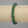 Bransoletka z chryzoprazem, fasetowane kulki, średnica 8 mm, długość 18 cm, elastyczna