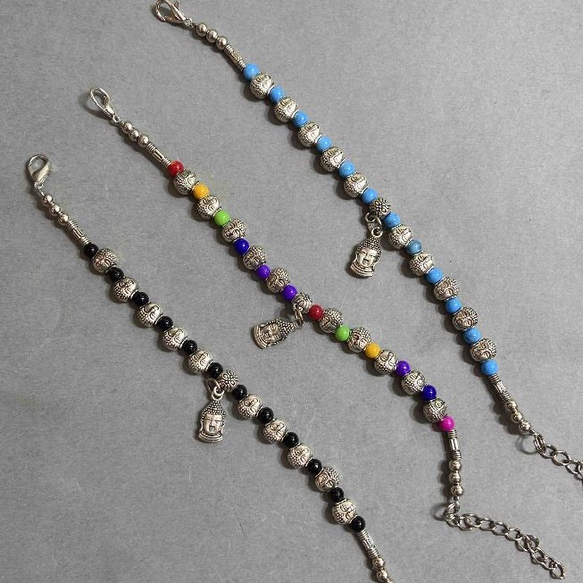 Bransoletka „Nastrój Budda”, długość 17–22 cm ± za 1 szt.