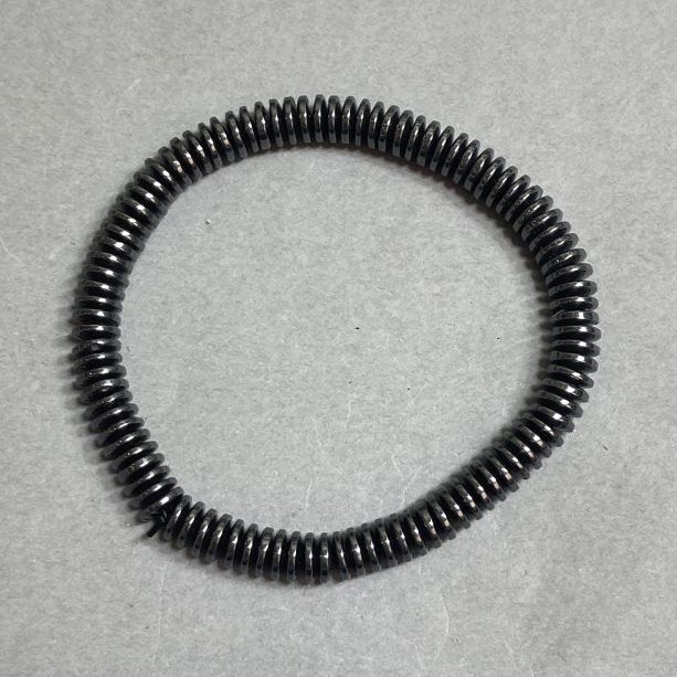 Bransoletka z hematitu w kształcie rondeli 6×1 mm, długość 18 cm ±, na elastycznej gumce