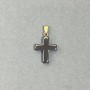 Wisiorek hematyt w kształcie krzyża 25×14 mm+
