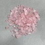 Naturalny kamień różowy kwarc – drobina bez otworu 6-16×4-8 mm ± (za 100 g ±)