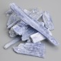 Kianit — nieobrobiony kamień suvenir dekoracyjny do wnętrz, 18-80×6-25 mm ±, opakowanie 100 g (Cena za 100 g)