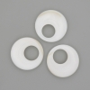 Zawieszka w kształcie pączka (donut) z perłowym połyskiem, 20×4 mm, otwór 8 mm+