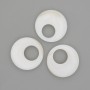 Zawieszka w kształcie pączka (donut) z perłowym połyskiem, 20×4 mm, otwór 8 mm+