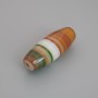 Cena za 1 szt. Koralik-wstawka z naturalnego agatu 29-34×10-11 mm ± (rozmiar mieszany)