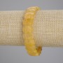 Bransoletka z cytrynu fasetowane ogniwa, średnica 14×9 mm, długość 18 cm, elastyczna