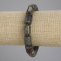 Bransoletka z jaspisu 'Krew Smoka' cylindryczna, średnica 14×10 mm, długość 18 cm +/- elastyczna