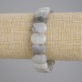 Bransoletka z labradorytu, fasetowane ogniwo, średnica 15×11 mm, długość 18 cm, elastyczna