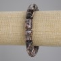 Bransoletka z rodonitu, cylindryczne koraliki 14×10 mm, długość 18 cm, elastyczna