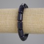 Bransoletka z awenturynem Noc Kairy cylindryczne koraliki o średnicy około 14×10 mm, długość 18 cm, elastyczna