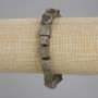 Bransoletka z pirytu, nieobrobione kamienie, średnica 6–14×6–8 mm, długość 18 cm ±, elastyczna