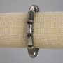 Bransoleta z pirytu w cylindrach, średnica 14×10 mm, długość 18 cm, elastyczna
