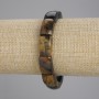 Bransoletka z tygrysiego oka i sokolego oka, gładkie ogniwo, wymiary 17×10 mm ±, długość 18 cm ±, elastyczna