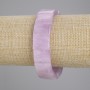 Bransoletka z naturalnego kunzytu, ogniwo o wymiarach 16×12 mm, długość 18 cm, elastyczna