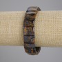 Bransoletka z naturalnego pietersytu, gładkie ogniwo, średnica 15×11 mm ±, długość 18 cm ±, elastyczna