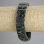 Bransoletka z naturalnego serafinitu, gładkie ogniwo, średnica 15×12 mm, długość 18 cm ±, elastyczna