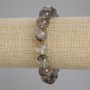 Bransoletka z agatu mechowego, gładka kulka, średnica 12,5 mm, długość 18 cm, elastyczna baza