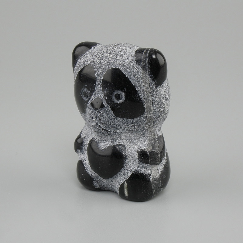 Pamiątkowa statuetka «Panda» z agatu 38×25×21 mm+