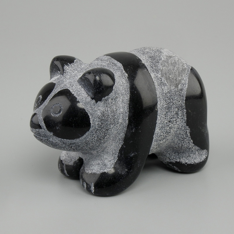Statuetka Panda z agatu 50×30×25 mm+