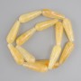 Koraliki cytryn w kształcie kropli, średnica 31–32×10–10 mm, 5 mm ±, długość 41 cm ± na żyłce