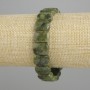 Bransoletka z naturalnego jadeitu – gładkie ogniwa, średnica 14,5–15 × 10–10,5 mm, długość 18 cm ± elastyczna