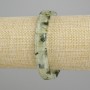 Bransoletka z fasetowanego prenitu, kwadratowego kształtu, średnica 10,5–11 × 10,5–11 mm ±, długość 18 cm ±, na elastycznej gumce