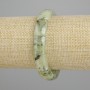 Bransoletka z prehnitem, gładkie ogniwa, średnica 16-17×10-11 mm ±, długość 18 cm ±, elastyczna