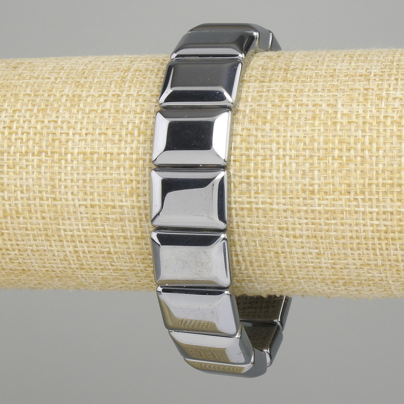 Bransoletka z terahercu, ogniwo, średnica 16×12 mm, długość około 18 cm, elastyczna