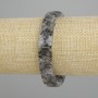 Bransoletka z kwarcu rutylowego włochatego, fasetowane kwadratowe koraliki, średnica 10-11×10-11 mm, długość około 18 cm, na elastycznej bazie