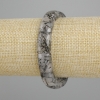 Bransoletka z naturalnego kamienia – kwarc rutylowy włosisty, gładkie ogniwo, średnica 16-17×10-11 mm, długość 18 cm ±, elastyczna
