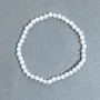 Bransoletka z agatu – kuleczki, średnica 4 mm, długość 18 cm, elastyczna