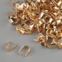Furnitura jubilerska – uchwyt do zawieszki, średnica około 4 mm ±, długość około 8 mm ±, złoty kolor metalu, opakowanie 22 g +