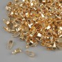 Furnitura jubilerska – uchwyt do zawieszki, średnica około 3 mm, długość około 7 mm, złoty kolor metalu, opakowanie 18 g +