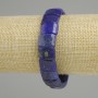 Bransoletka z lazurytem, ogniwo, średnica 14–15×9 mm, 5–10 mm ±, długość 18 cm (rozciągliwa)