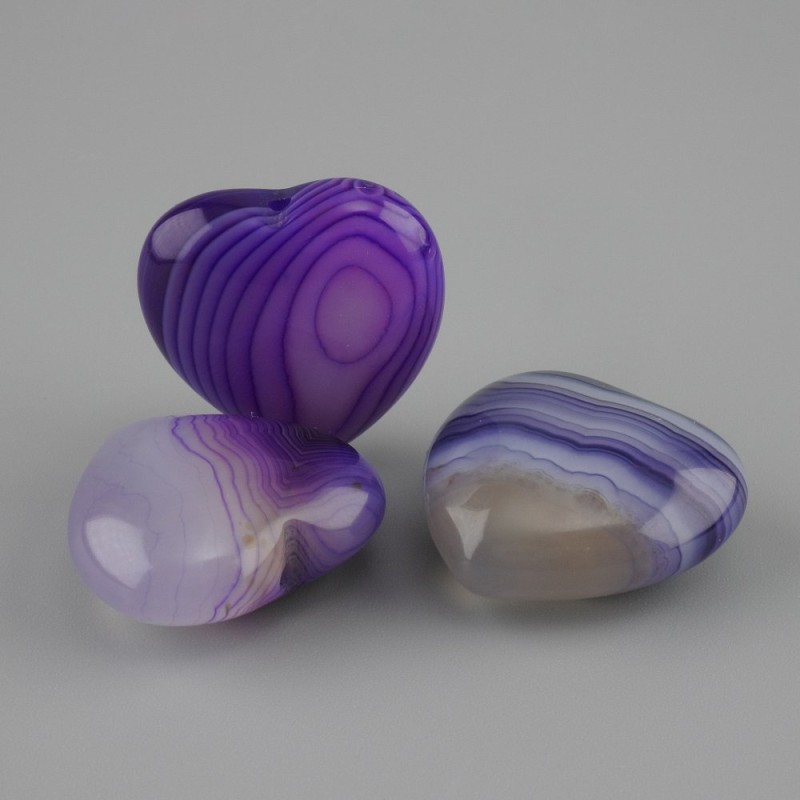 Zagotówka (podstawa) pod wisiorek Serce agatu 20×20 mm ± z otworem pod sztyft