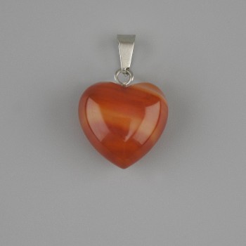 Wisiorek Serce Karneol 15×15×22 mm+