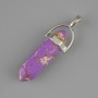 Wisiorek z variscytu — sześciokątny kryształ 30×8×41 mm+