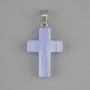 Wisiorek Krzyż agat 25×18 mm ±, długość 36 mm ±
