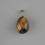 Wisiorek Kropla z Tygrysiego Oka 18×13 mm ±, długość 26 mm