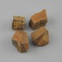 Kamień ozdobny do wnętrz nieobrobiony tygrysie oko 26-32×14-22 mm ± opakowanie 100 g (Cena za 100 g)