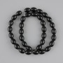 Koraliki z agatu w formie ziaren, średnica 10,5–11×8 mm, długość około 38 cm na żyłce