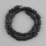 Koraliki turmalin Sherl fasetowany, średnica 10 mm
